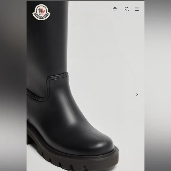 Moncler KICKSTREAM HIGH RAIN BOOTS - Picture 3 of 8